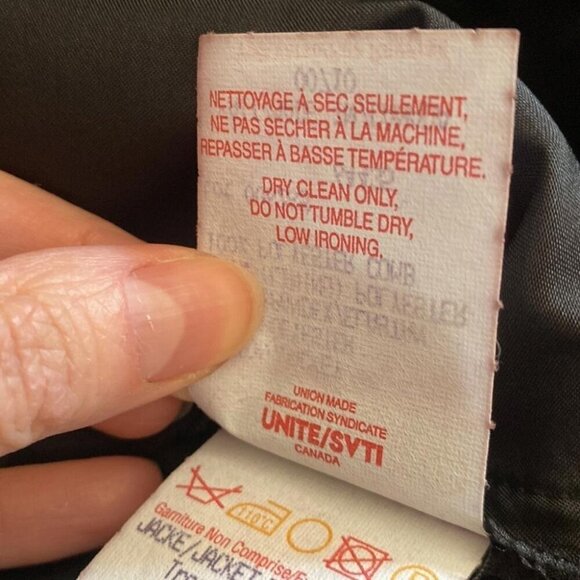 Joseph Ribkoff Whimsigoth Tuxedo Blazer Rhinestone Clasp Dark Glamour - Picture 14 of 15